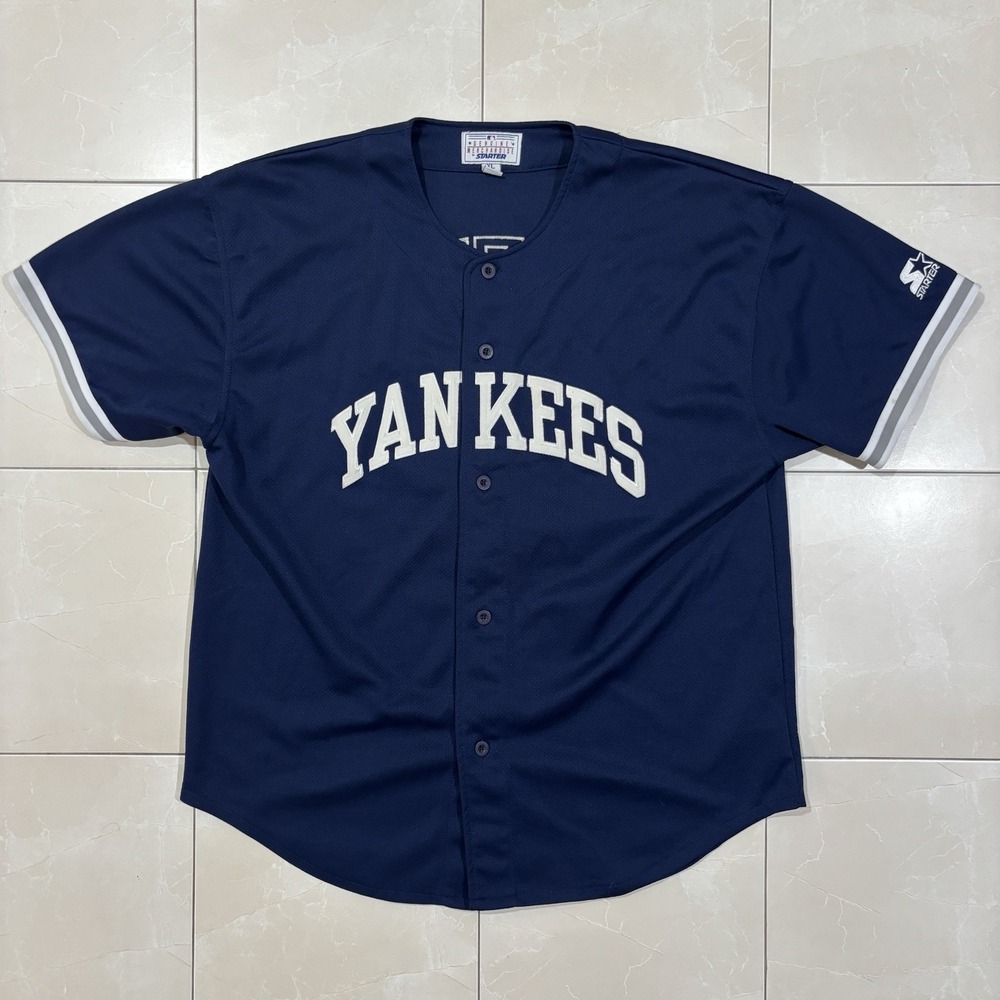 Vintage New York Yankees Starter Jersey O'Neill 21 Men's XL 90s Y2K Sewn